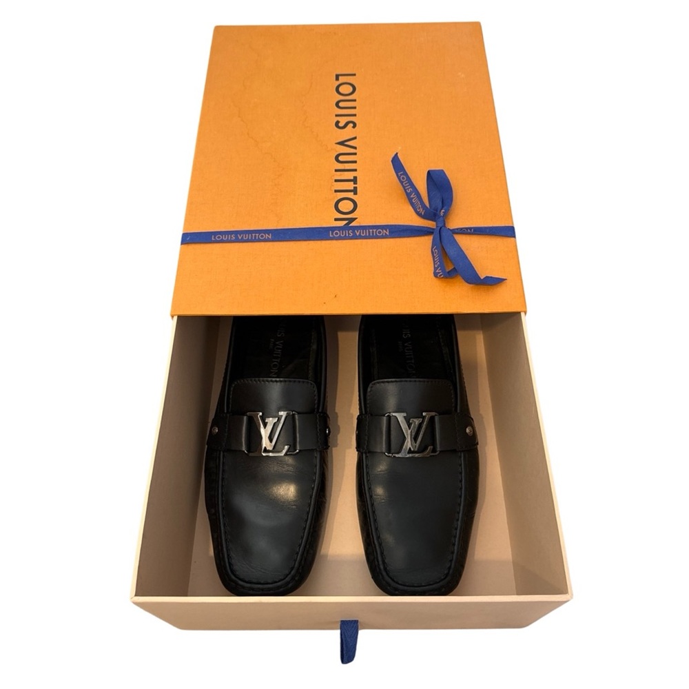 LOUIS VUITTON
Calfskin Monte Carlo Moccasin
Loafers size 12 Us size 11Uk